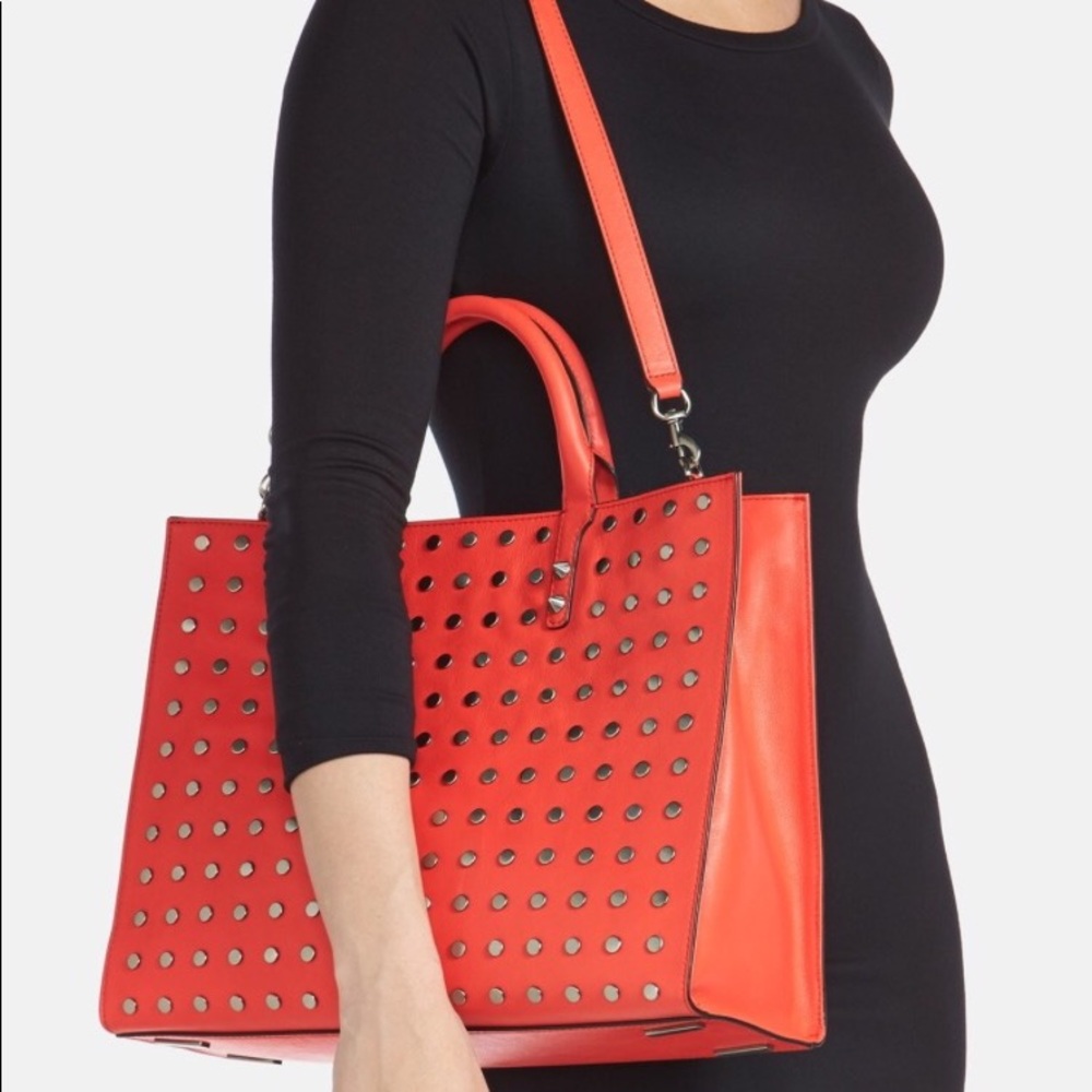 New Rebecca Minkoff Grayson Red Leather Bag Laptop Bag or Every Day Bag